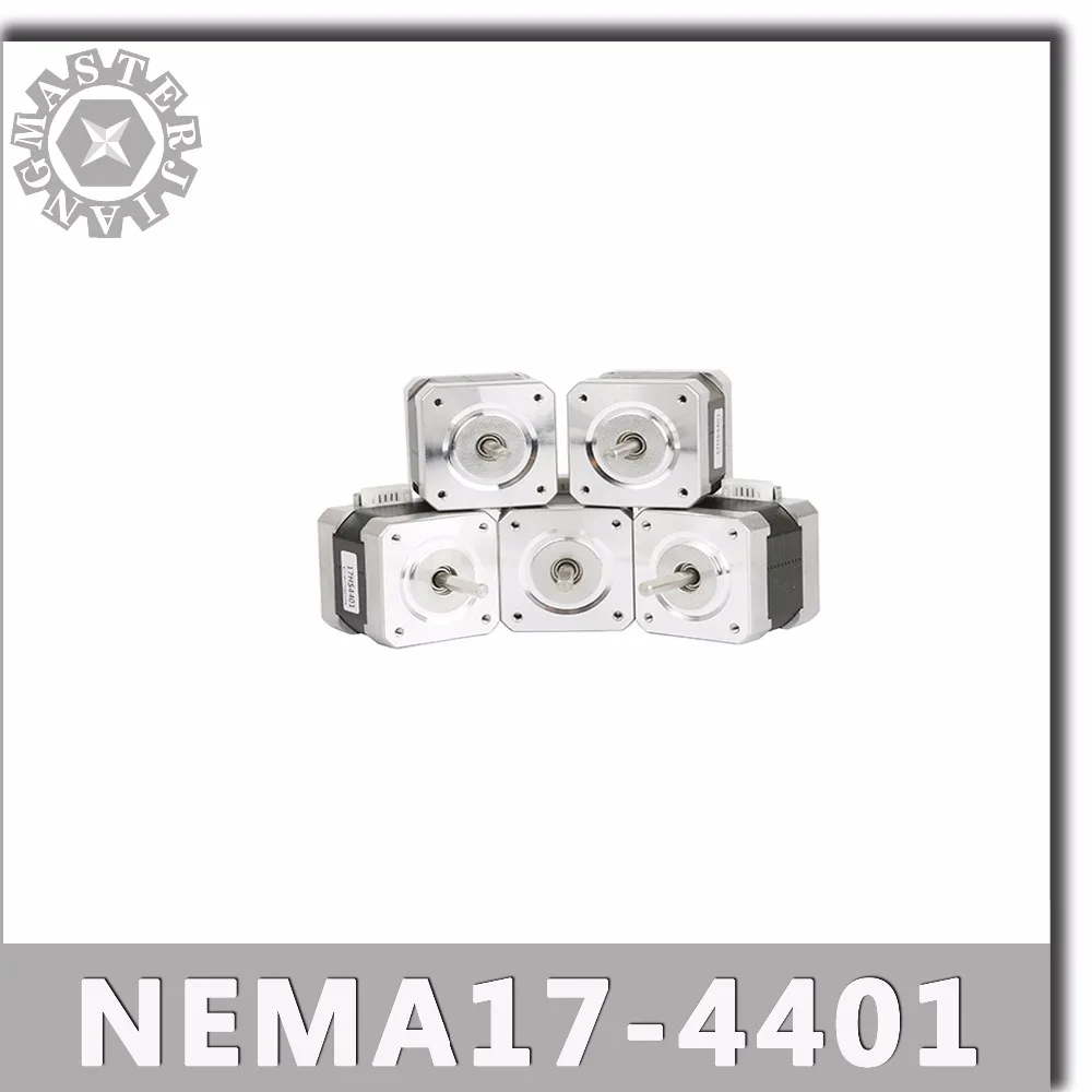 5 шт./компл. 4 свинец Nema17 42 Шаговый двигатель Nema 17 42bygh 1.7A (17HS4401) 3D принтер и ЧПУ XYZ.|nema
