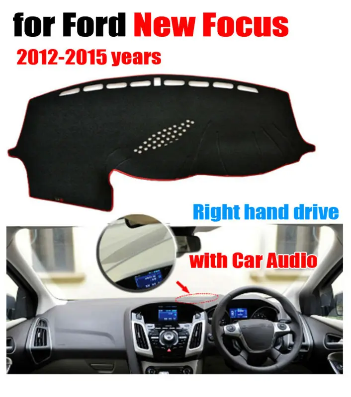 Крышка приборной панели автомобиля коврик для Ford New Focus 2012-2015 высокая