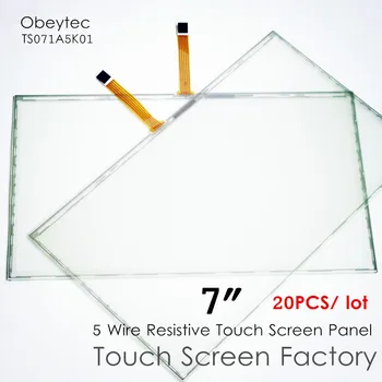 شراء20 قطعة! شاشة Obeytec 7 بوصة تعمل باللمس ، تقنية 5 أسلاك ، 16:10 ، منطقة نشطة 154.5*92.5 مم ، Obeytec موديل TS071A5K01