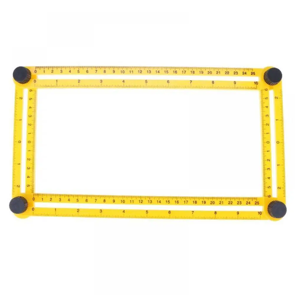 

Corner Multi Tile 4 Wood Ruler Protractor Angle Folding Angle Ruler Instrument Products Foldable Tool Measuring Template Brick