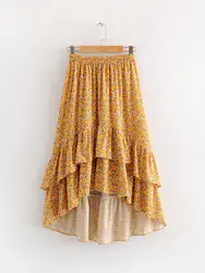 Горячая Распродажа европейской и американской моды печатных юбки SY48-1562