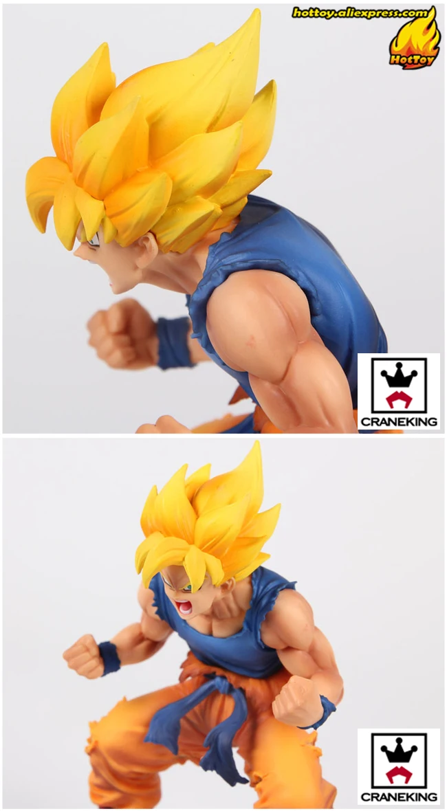 100% оригинал Banpresto драматический витрина 3rd сезон Коллекция Рисунок-Супер Saiyan Сон Гоку и Фриза от "Dragon Ball z"