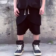 27-42 Горячая Весна Мужская Новая модная индивидуальная Повседневная двухслойная строчка с низким вырезом кюлоты