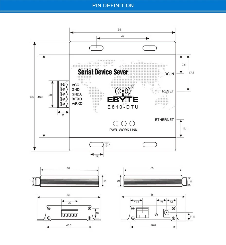 E810-DTU-RS485 Ethernet Wireless Transceiver (14)