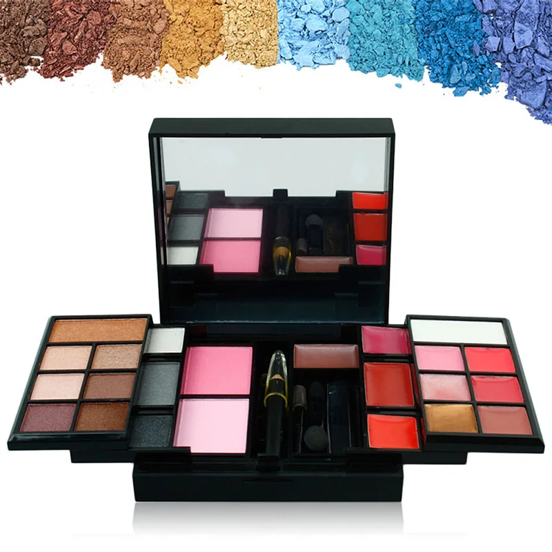 

Eyeshadow Palette 23 Colors Blush Lipstick Long Lasting Makeup with Brush for Women QRD88
