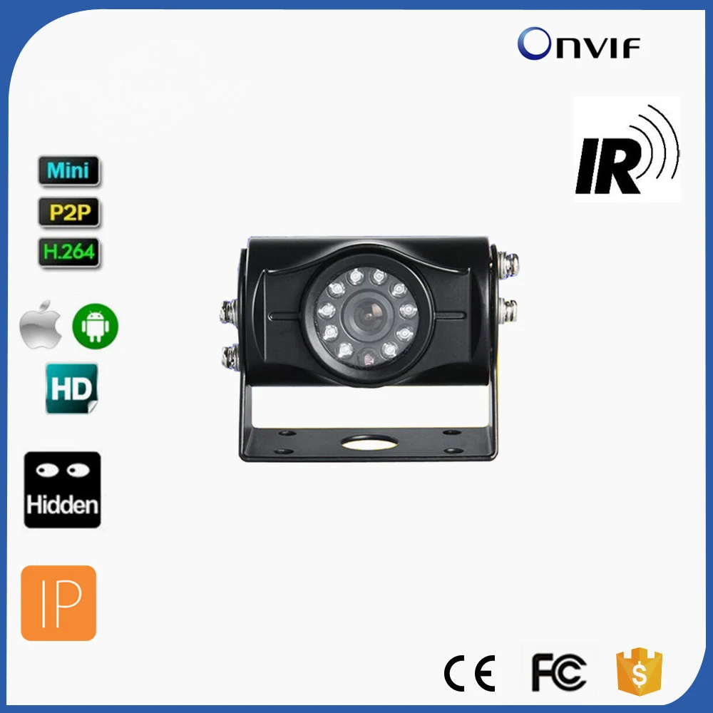 720P HD ONVIF2.0 School Bus Camera Mini IP Camera Indoor/Outdoor CCTV