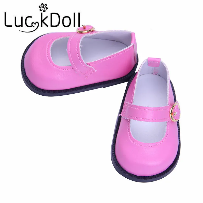 LUCKDOLL4 модели принцесса обувь подходит 18 дюймов американский и 43 см Кукла одежда аксессуары, игрушки для девочек, поколение, подарок на день рождения