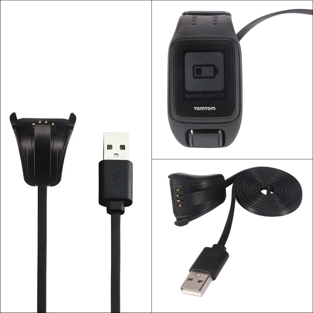 Data Sync Clip Cradle Charger Adapter Dock for TomTom Spark Cardio