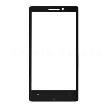 

50PCS Black For Nokia Icon 929 Verizon Front Glass Lens 5.0" LCD Outer Touch Screen Panel Repair Replacement Part