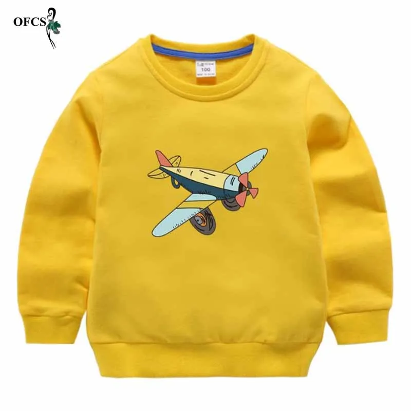 Новое поступление, детские свитера с длинными рукавами для мальчиков Брендовые повседневные хлопковые пуловеры с круглым вырезом и рисунком для малышей, год, От 2 до 12 лет одежда для детей