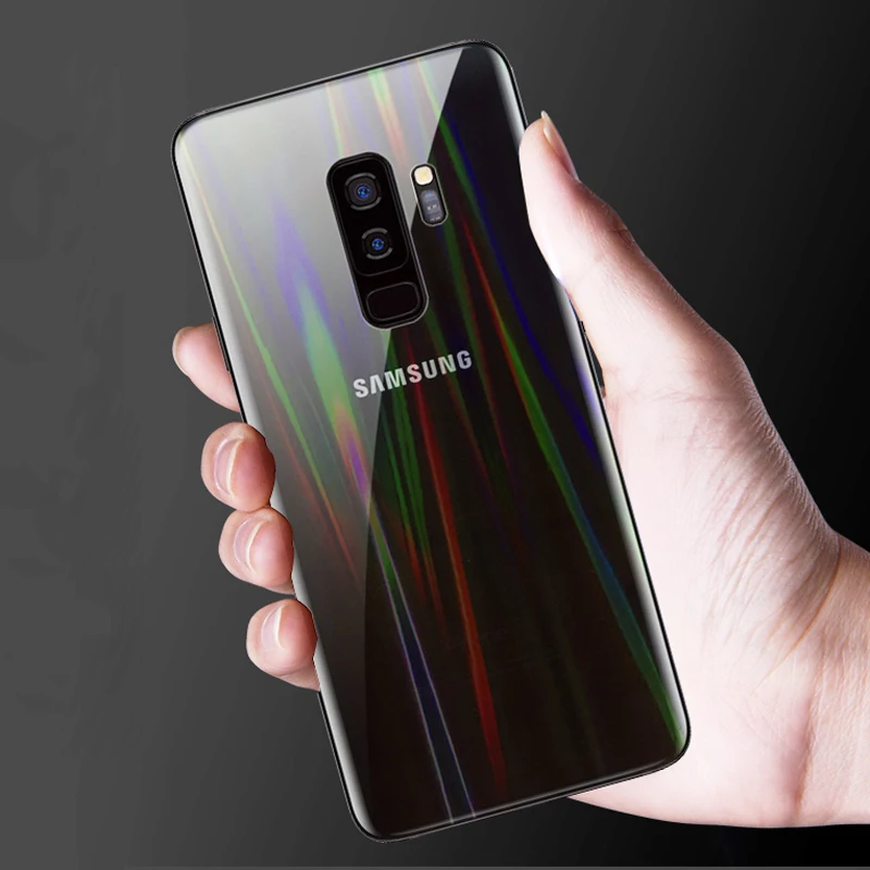 Akcoo Note 10 Plus aurora градиентная задняя пленка для samsung galaxy S8 S9 S10 Plus задняя защитная пленка для Note 8 9