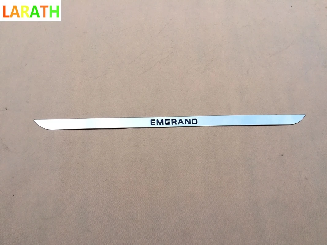 Для Emgrand 7 EC7 EC715 EC718 нержавеющая сталь Задняя Крышка багажника задняя дверь отделка хвостовые ворота литье стикерная наклейка