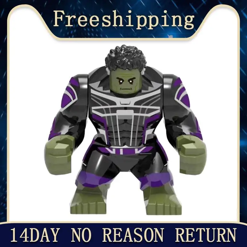 

Legoed Building Blocks Avengers 4 End Game Space 7Cm Big Iron Monger Hulk Whiplash Action Figures For Children GIFT Toys XH1051