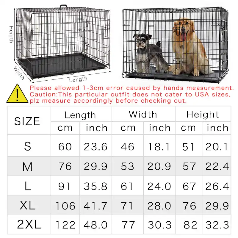 xl dog kennel measurements