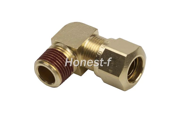 LTWFITTING DOT пневматический тормозной коленчатый штекер трубка 1/2 дюйма OD x 1/4 Male NPT