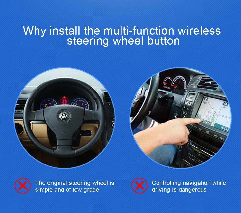 car audio installation near me Multi-function Car steering wheel remote controls use for control 2 DIN DVD player universal wireless Bluetooth remote control car stereo installation near me