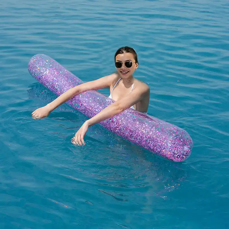 glitter pool noodle