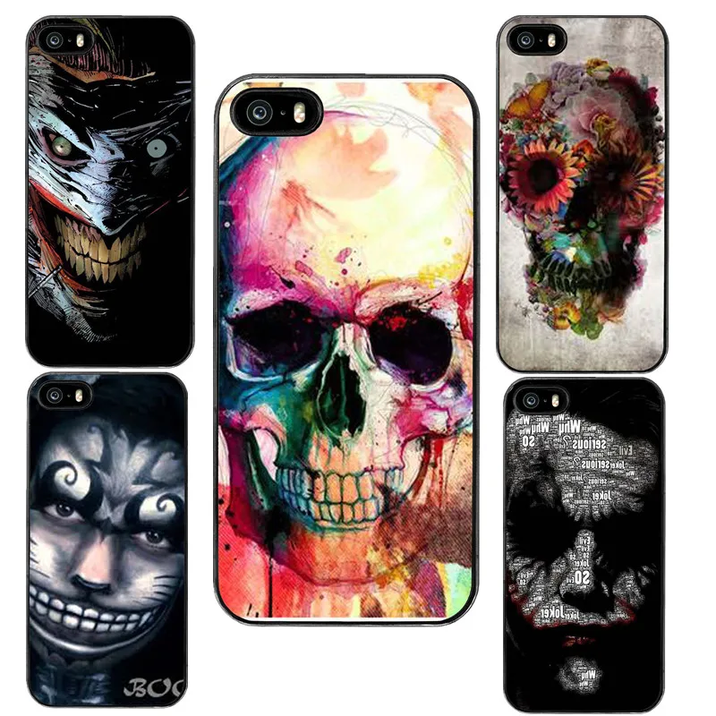 

Colours Floral Sugar Skull Case Cover For iphone 5 5S SE6 6S 6Plus 7 7Plus 8 8Plus X XS XS MAX XR Cell Phone Cases