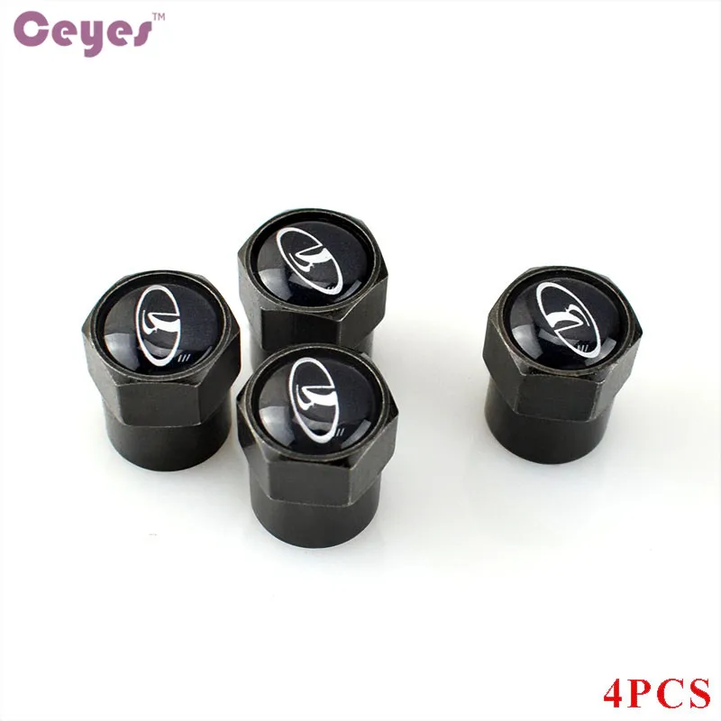 Ceyes 4Pcs Car Styling Auto Accessories Case For Lada Niva Kalina Priora Granta Largus Vaz Air Wheel Tire Tyre Covers Valve Caps