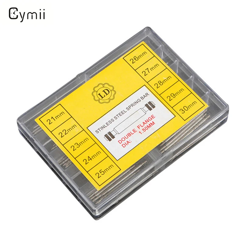 Набор для ремонта часов Cymii 170 шт. ремешки из нержавеющей стали 21 30 мм пружинные