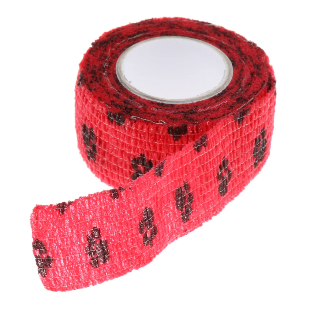 5 Pieces Non Woven Pet Dog and Cat Wound Self Adhesive Bandage Tape
