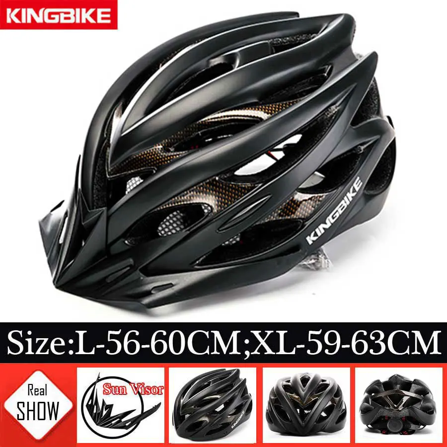 

KINGBIKE 2019 Cycling Helmets Women Men MTB Bike Helmet Ultralight Integrally-molded capacetes cascos bicicleta carretera helmet