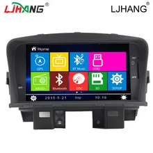 DVD Player do carro para C hevrolet Cruze 2008-2014Navigation Rádio Câmara de marcha LIVRE cartão SD mapa wince6.0 Tela Sensível Ao Toque duplo din
