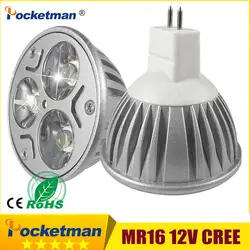 Poketman MR16 GU5.3 GU10 E27 E14 светодиодный Spotlight мощная лампа 12 V 220 V 110 V 9 W 12 W 15 W Светодиодный лампочки гу 5,3 теплый/холодный белый Z40