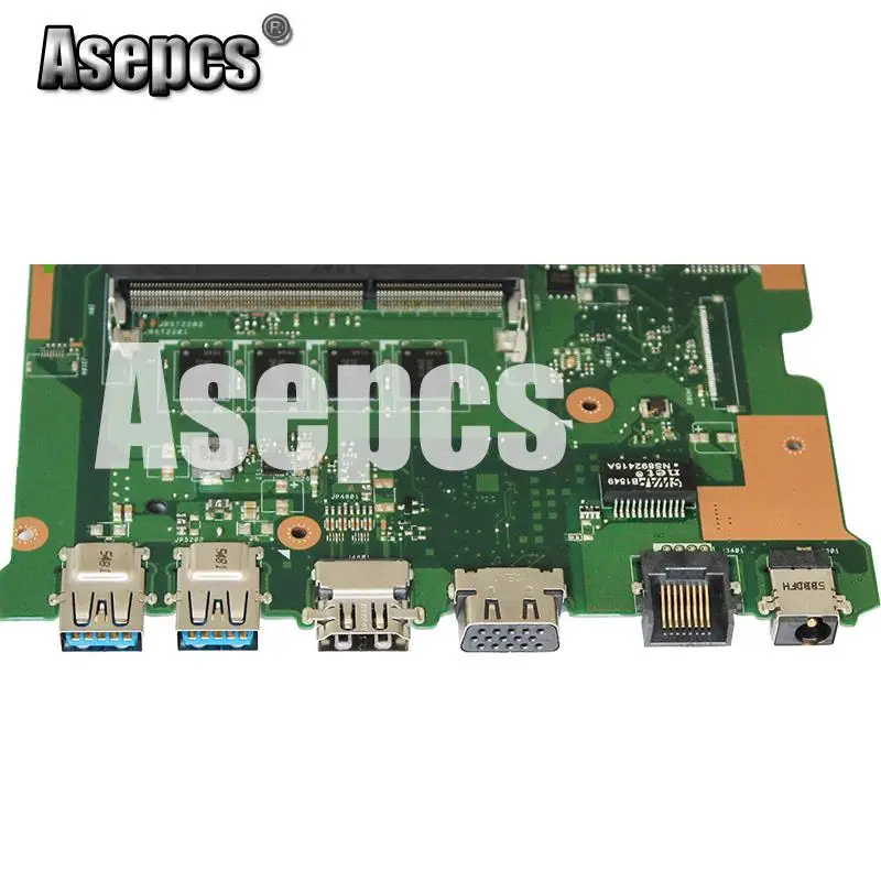 Asepcs X555LD материнская плата для ноутбука ASUS X555LD X555LP X555LA X555L X555 Тесты Встроенная Материнская плата 4G-RAM I7-4510U GT820M