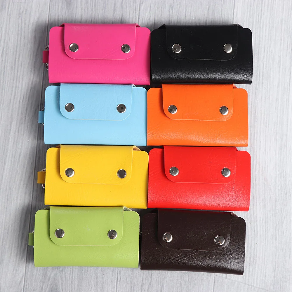 

1PC Leather Car Holders Key Chain Cover Keyring Ornaments Key Decoration Desk Sets Crafts New School Stationery Office Supplies
