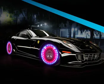 

Car accessories Car Tire Air valve LED Lamp Flash Tyre Wheel Valve Cap Light for Jaguar xf xe x-type xj s-type f-pace XFR XKR