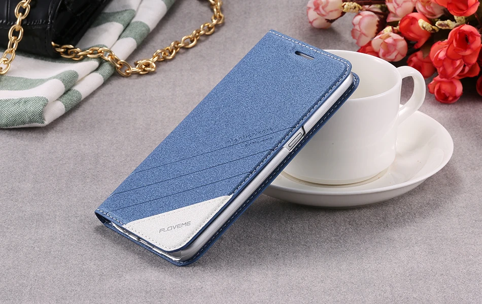 FLOVEME PU Leather Case For Samsung Galaxy S7 S6 S5 Phone Cases Wallet Pouch Card Slot Stand Cover Coque Bag For Galaxy S7 S6 S5 (24)