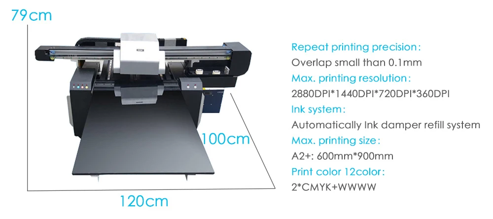 6090 УФ принтер УФ планшетный принтер максимальный размер печати 600x900 мм 6090 широкоформатный Многофункциональный цифровой струйный 3D УФ-принтер для керамики