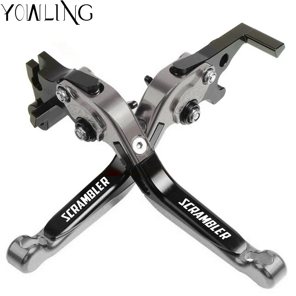 

Motorcycle Accessories Folding handle Brake Clutch Levers For ducati Scrambler (all except Cafe Racer) 2015 2016 2017