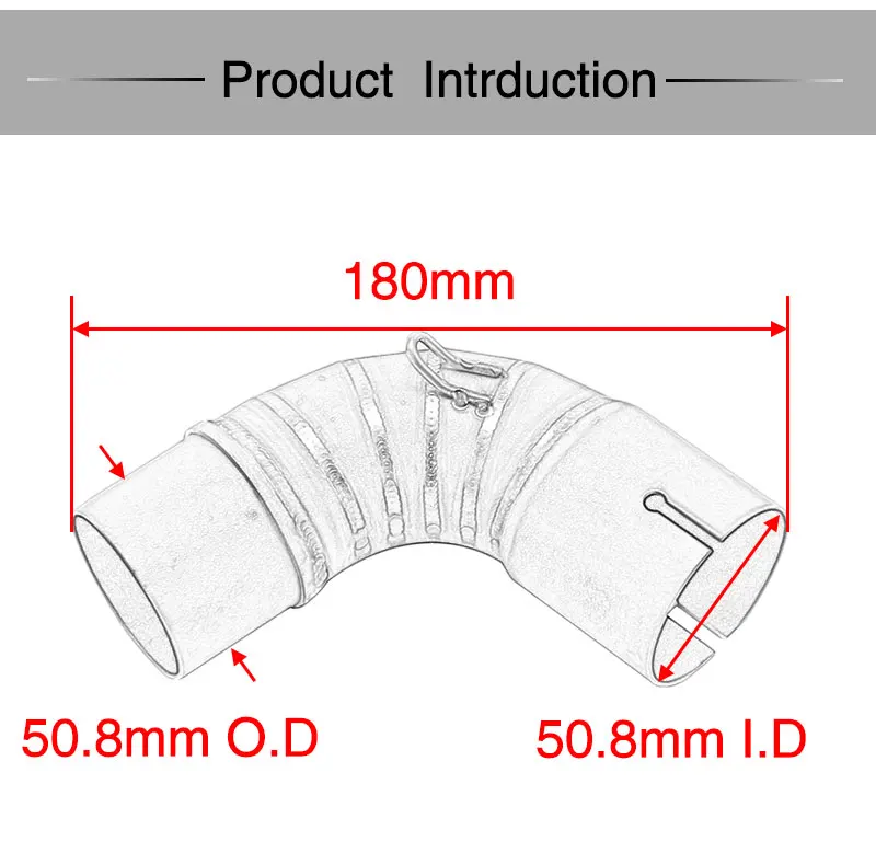 Scl moto s-CB1000R Нержавеющая сталь moto rcycle выхлопных среднего трубы, пригодный для Honda CB1000R 2010-2012 moto rcycle выпускной 51 мм