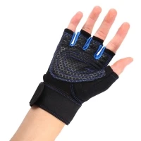 

1 Pair Weight Lifting Gloves Half Finger Fitness Gloves Anti-skid Training Exercise Heavyweight Sports Bodybuilding Gym Gloves #