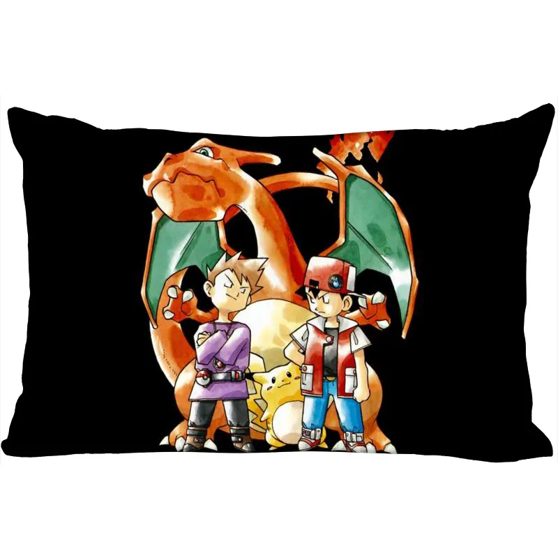 Pillow Case Покемон Горячая прямоугольные наволочки(с двух сторон) молния Пользовательские наволочки свадебные декоративные на заказ ваш подарок изображения - Цвет: Pillow Case