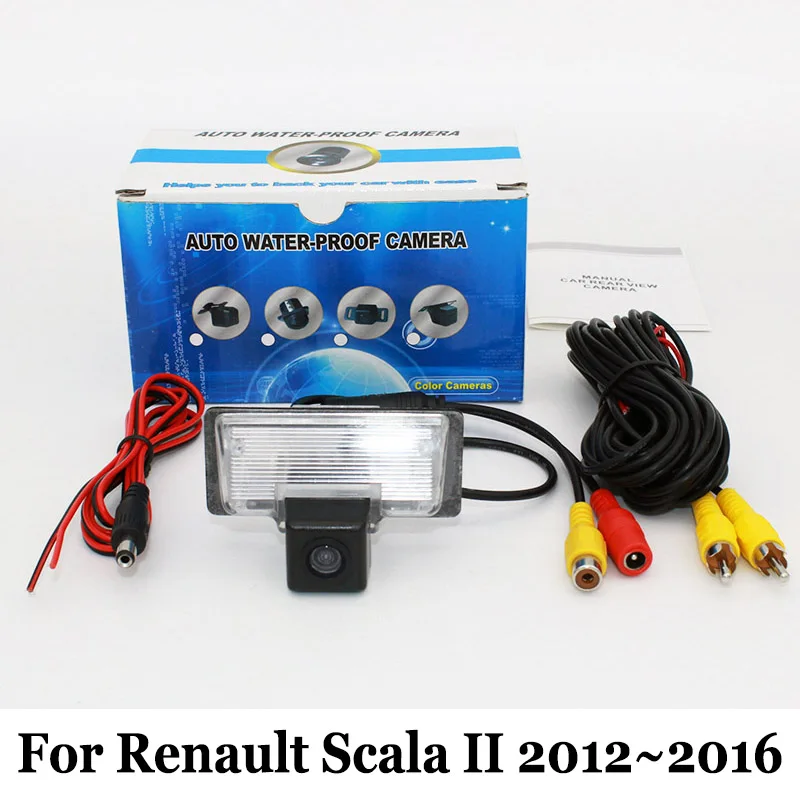 RCA AUX проводного или Беспроводной Камера/для Renault Scala II 2012 ~ 2016/HD широкоугольный объектив CCD ночное видение/заднего вида Камера