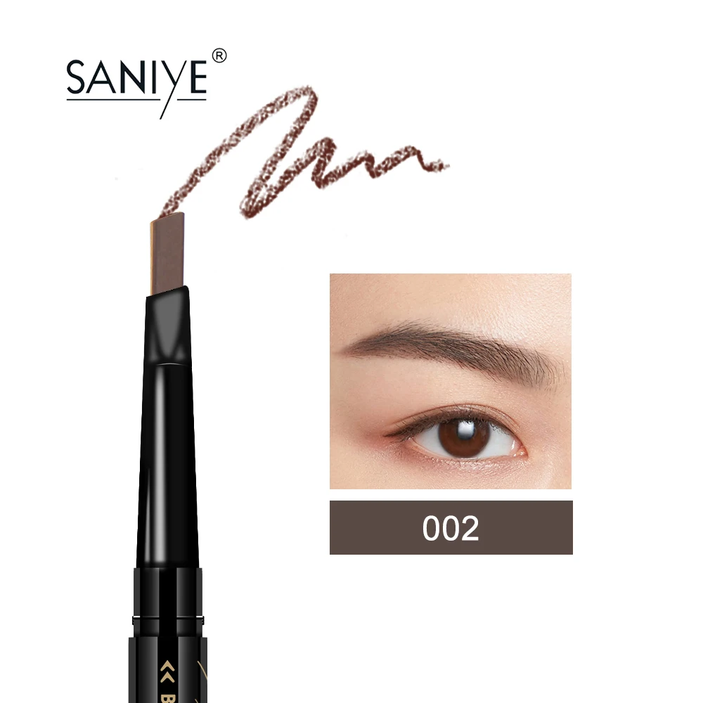 SANIYE, 6 цветов, усилитель бровей, средства для макияжа глаз, косметика, натуральная, стойкая краска, водостойкий, черный карандаш для бровей M311 - Цвет: 002