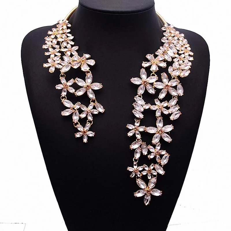 Buy Match Right Rhinestone Beads Flower Statement