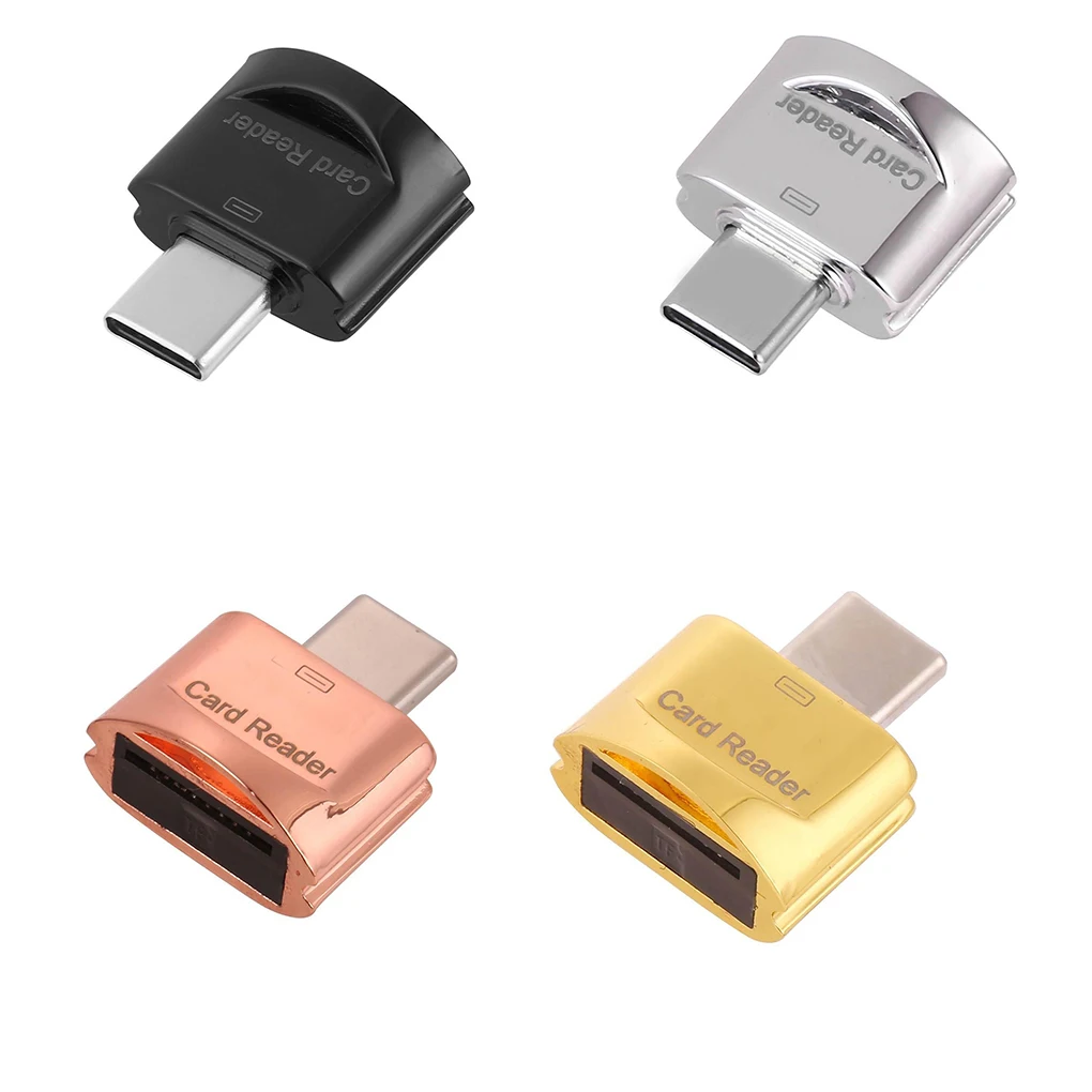 

High Transmission Speed USB 3.1 Phone Camera TF Memory Mini Card Reader OTG Adapter Micro USB Port