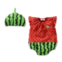 Baby boy clothes set 2016 new animal fruit costume outfit color girl full clothes set 2sets