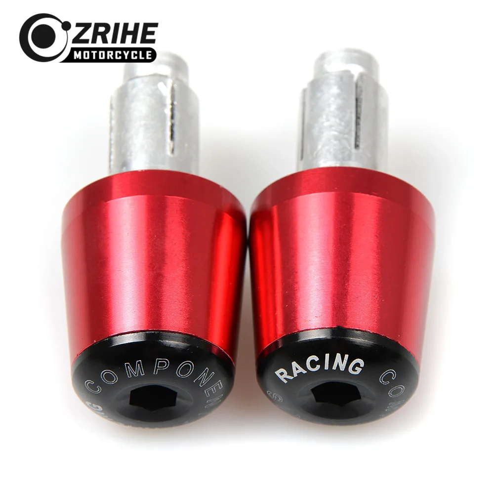 New CNC Billet Motorcycle Handlebar Grips Bar Ends Slider Orange For HONDA MSX125 CB400 CB-1 ST 1300 Benell TNT1130 BN300