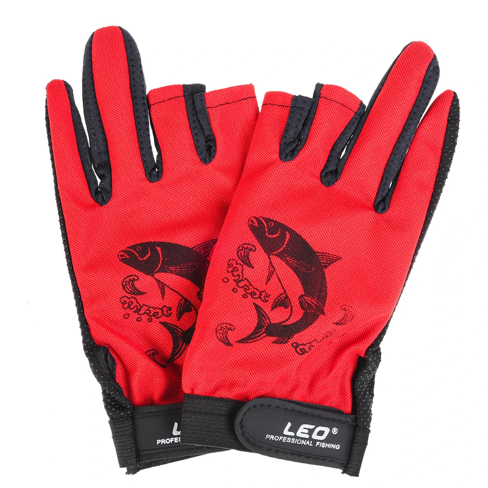 1 пара 3 перчатки для рыбалки без пальцев дышащие быстросохнущие противоскользящие перчатки для рыбалки Спорт на открытом воздухе Велоспорт Кемпинг бег