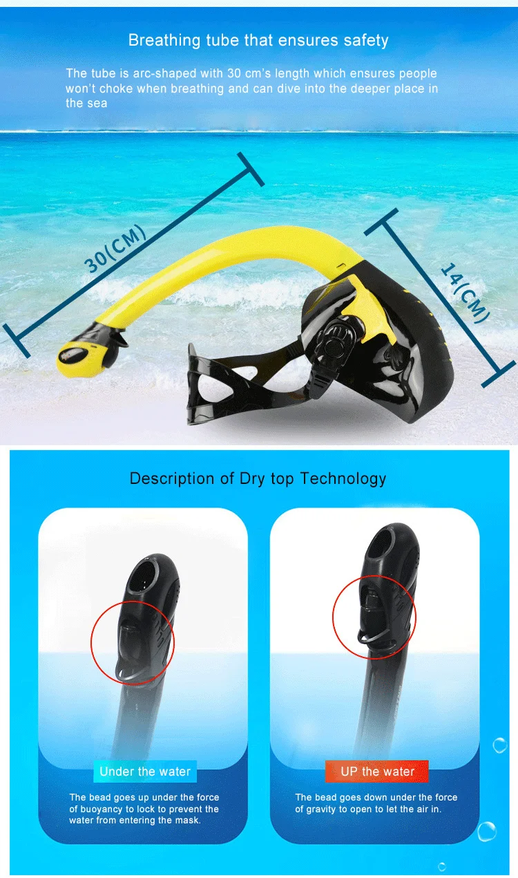 5adult scuba diving mask