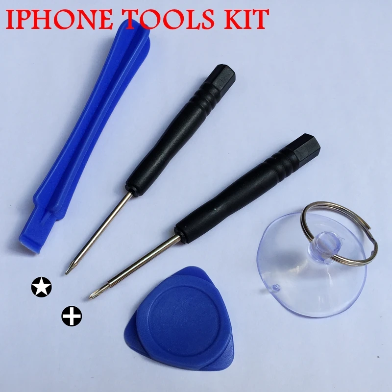

New 5 in 1 Repair Open Tools Kit Screwdrivers For iPhone 1000SET/LOT FREE SHOPPING BY DHL