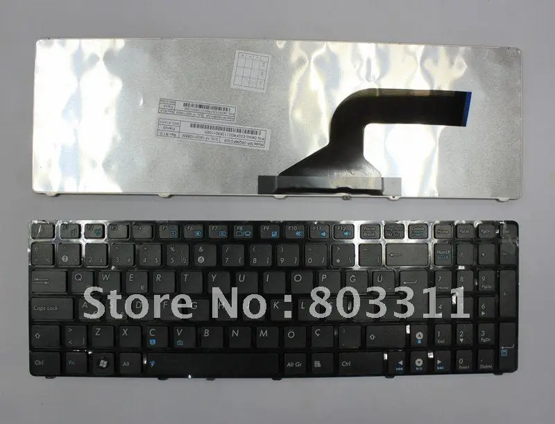 Free shipping Brand new Laptop keyboards for ASUS G60 U50 X61 with frame Turkish MP-09Q36TQ-528 Black color | Компьютеры и офис