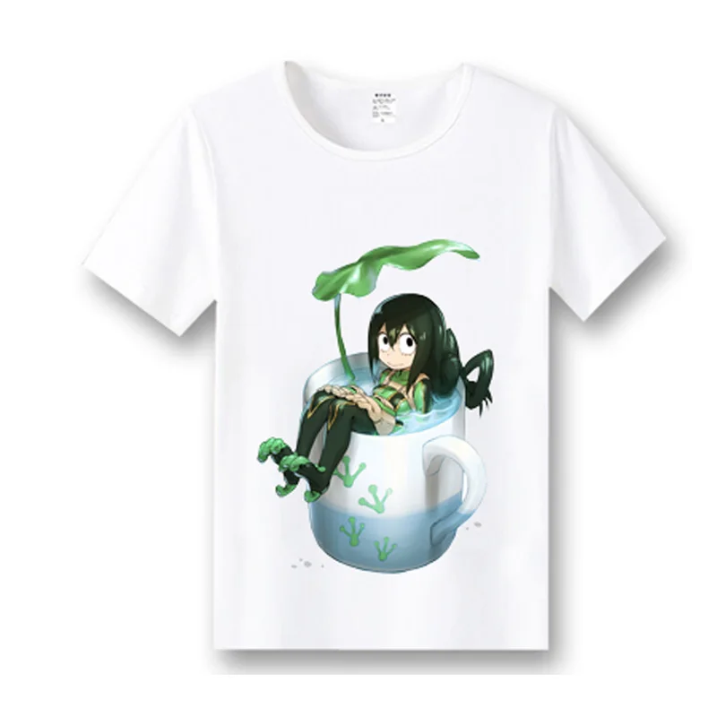 Coshome Boku No Hero Academia T-shirts Cosplay Costumes My Hero Academia T shirts Izuku Midoriya Men Women Short Sleeves Tops (4)