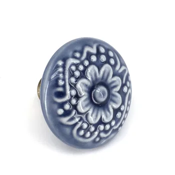 

Furniture Decorative Knob Dresser Knob Drawer Pull Handle 44mm Ceramic Kitchen Cabinet Knob Cupboard Knob Pull