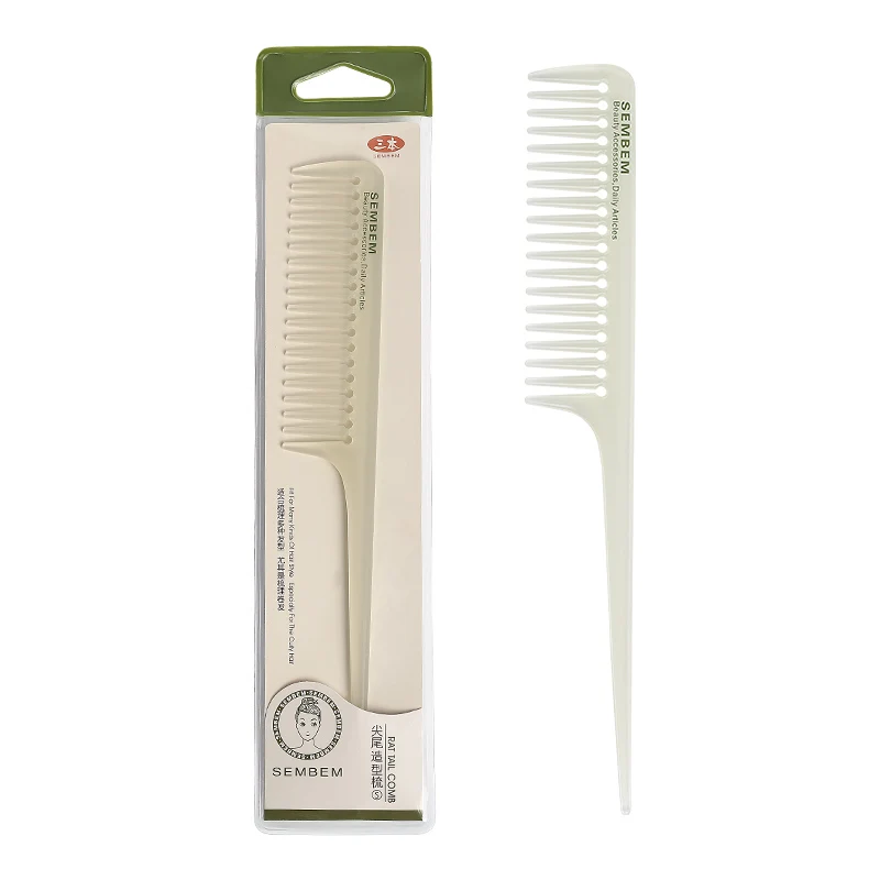 

SEMBEM Flexible Rat-tail Hair Comb Small Size Hair Salon Hair Brush CombProfessional Barber Tools Hairdresser Hairbrush Tool